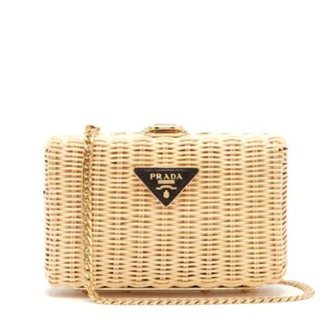 prada rattan clutch|prada envelope clutch.